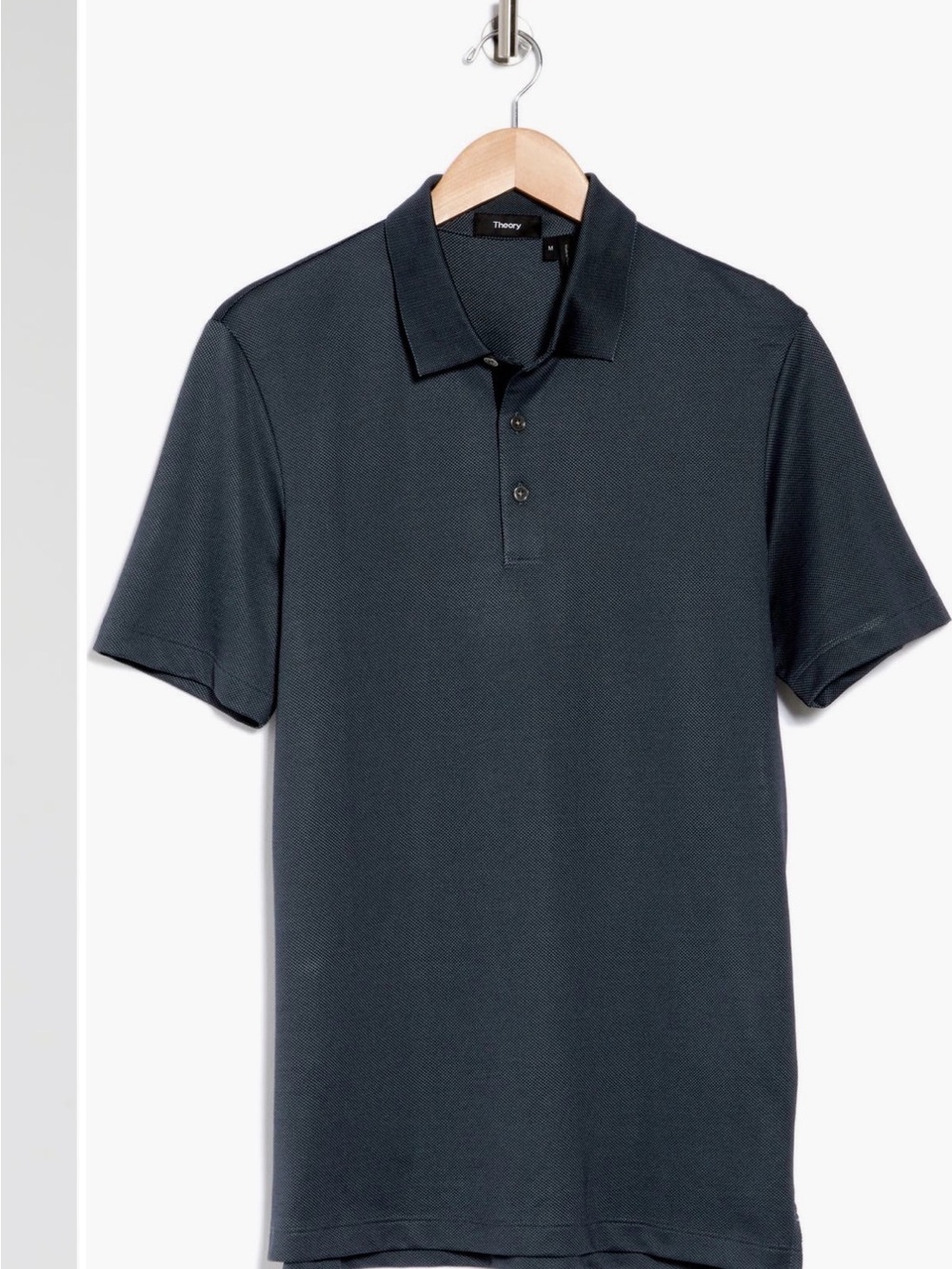 Theory Micro Jacquard XXL Short Sleeve Polo